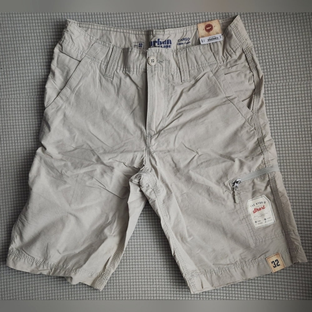 NEW - SIZE 32 Urban Pipeline Cargo Classic Length 11" Inseam Men's Shorts